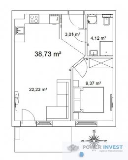 Ruczaj, 2pokojowe mieszkanie, balkon, klimatyzacja