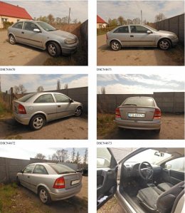 OPEL Astra II 1.6 MR98 wersja Comfort, rok prod. 1998