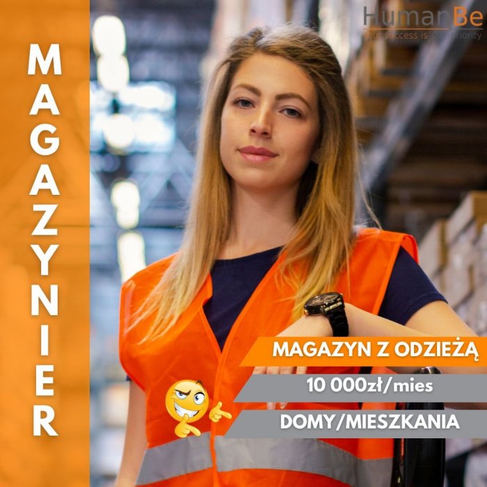 ORDERPICKER - MAGAZYN Z ODZIEŻĄ - PARY - HOLANDIA
