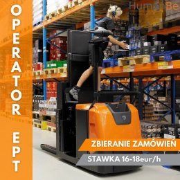 ORDERPICKER - ZBIERANIE ZAMÓWIEŃ - EPT - HOLANDIA