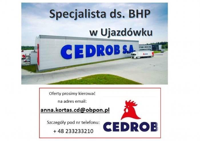 Specjalista ds. BHP Ujazdówku