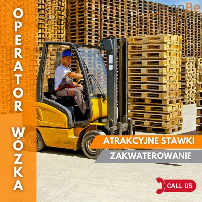 OPERATORZY WÓZKÓW WIDŁOWYCH - WYSOKIE STAWKI - HOLANDIA
