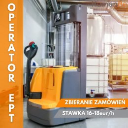 ORDERPICKER - ZBIERANIE ZAMÓWIEŃ - EPT - HOLANDIA