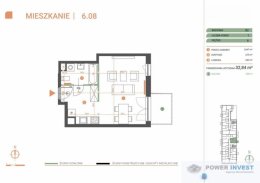 Kraków, Portowa - 1 pokój 32,84 m²