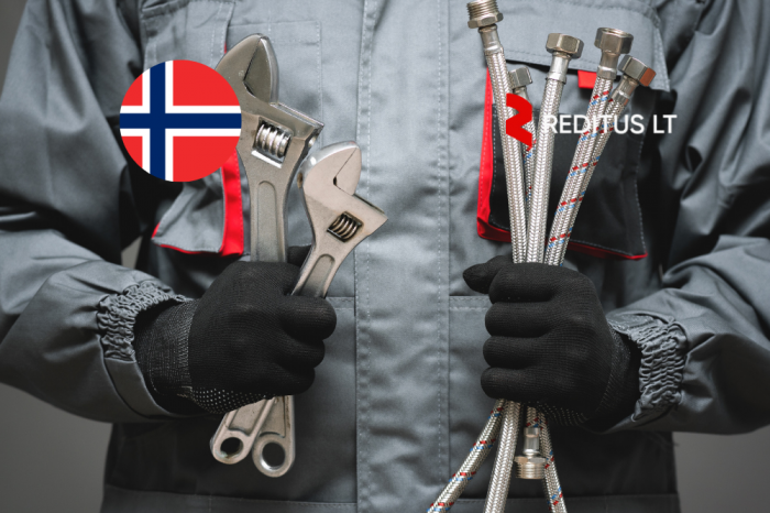 Hydraulik - praca w Norwegii (1903)