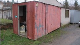 Kontener magazynowy czerw. 220 x 500 x h=240 cm – 1 szt.