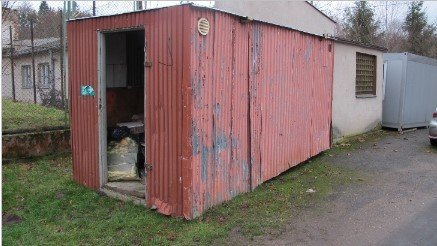 Kontener magazynowy czerw. 220 x 500 x h=240 cm – 1 szt.