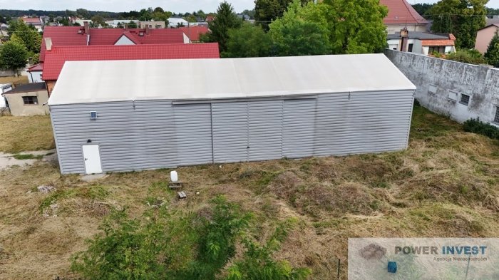 Hala magazynowa 249 mkw, działka 1609 mkw