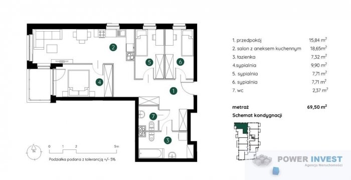 4-pokojowe mieszkania przy Rondzie Matecznego