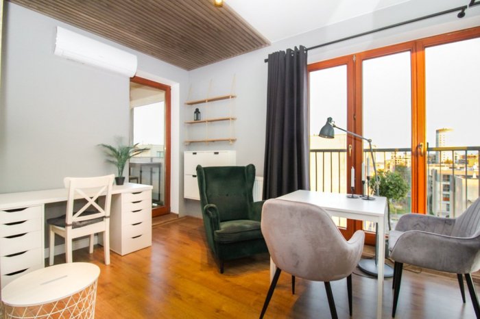 Mieszkanie z loggią, klimatyzacją i garażem