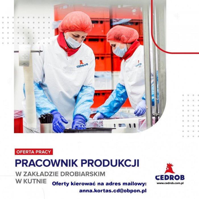Pracownik Produkcji - Kutno
