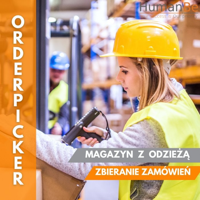 ORDERPICKER - MAGAZYN Z ODZIEŻĄ - PARY - HOLANDIA