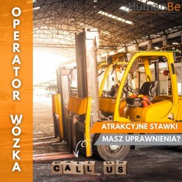 OPERATORZY WÓZKÓW WIDŁOWYCH - WYSOKIE STAWKI - HOLANDIA