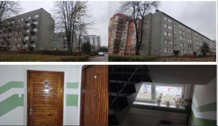 1/6 udziału w mieszkaniu 46,4 m²- Częstochowa