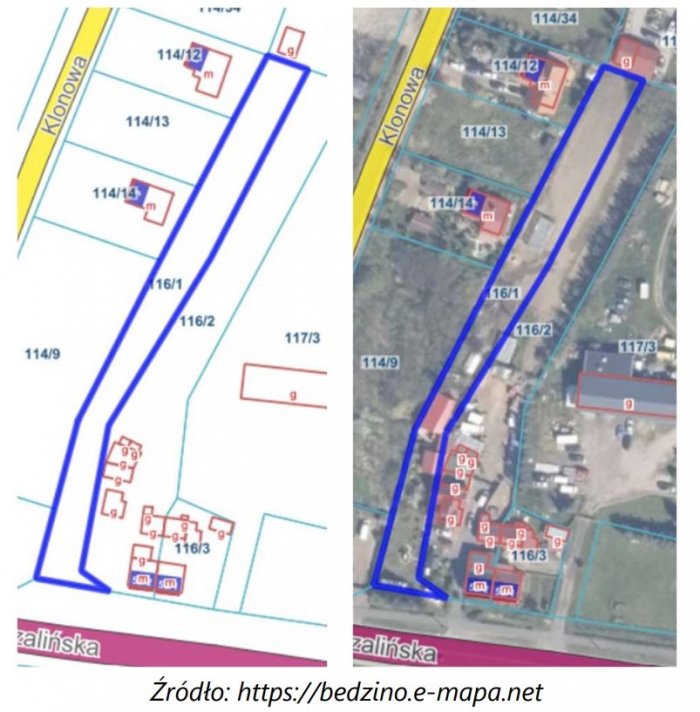Udział 1/2 w nieruchomości gruntowej położonej w Mścicach