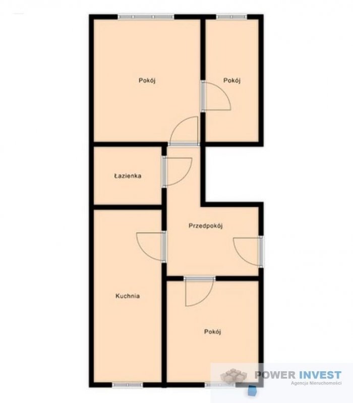 Przestronne 3-pokojow mieszkanie do remontu. Azory