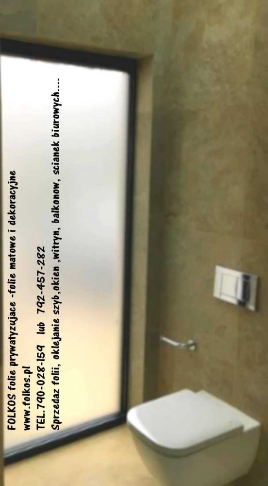 Folie matowe mrożone, folie matowe mleczne, folie matowe szron - folie z usługą oklejania szyb