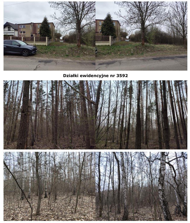 1/3 udziału w prawie własności działek