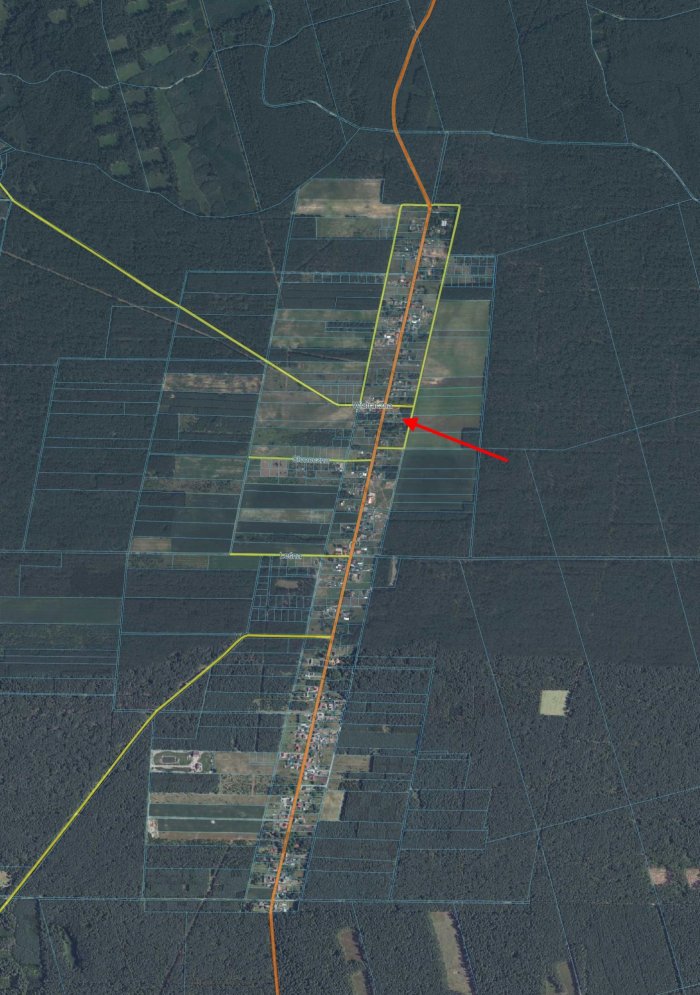 Działka, 1 160 m², Bryńsk