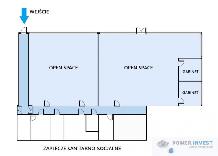 Lokal użytkowy pod biuro przy Balicach, parking