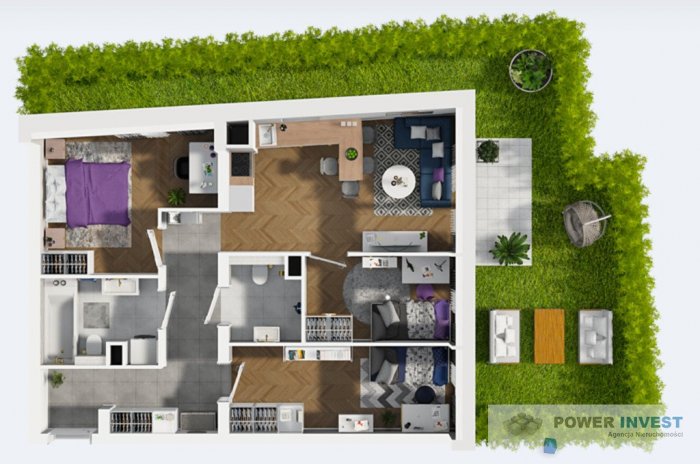 4-pokojowe z ogr&oacute;dkiem, parking, Rondo Matecznego