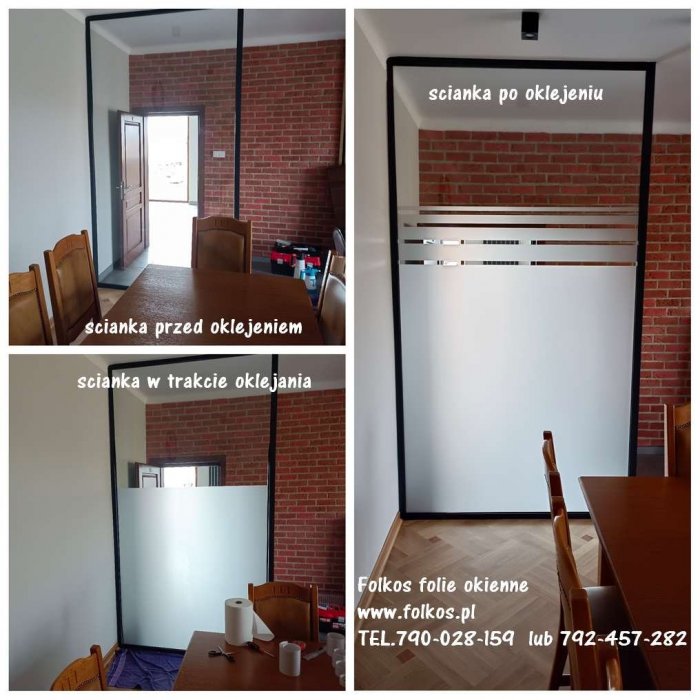 Folie Warszawa Powstańc&oacute;w Śląskich, Wrocławska,Widawska, Radiowa, G&oacute;rczewska, oklejanie szyb