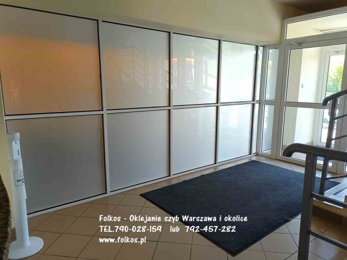 Oklejanie szyb Warszawa Rydygiera, Przasnyska, Jędrusik,Krasińskiego, Powąskowska