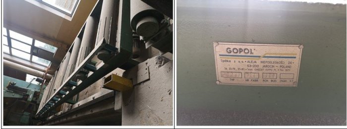 Linia pilarki szerokotaśmowej