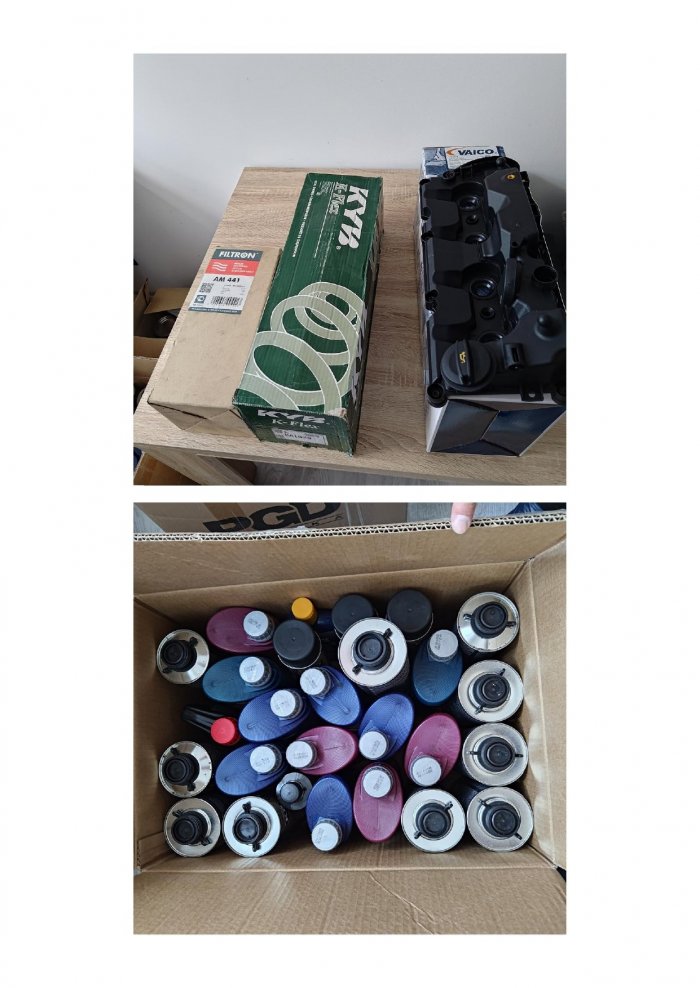 Pakiet ruchomości - części samochodowe