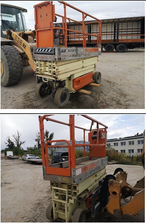 Podest ruchomy - samojezdny nożycowy