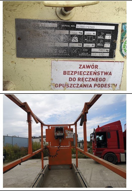 Podest ruchomy - samojezdny nożycowy