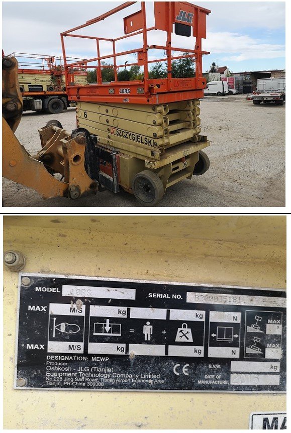 Podest ruchomy - samojezdny nożycowy OSHKOSH