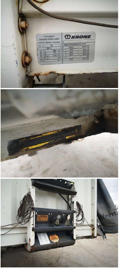 Naczepa KRONE SDP 27 43.0t