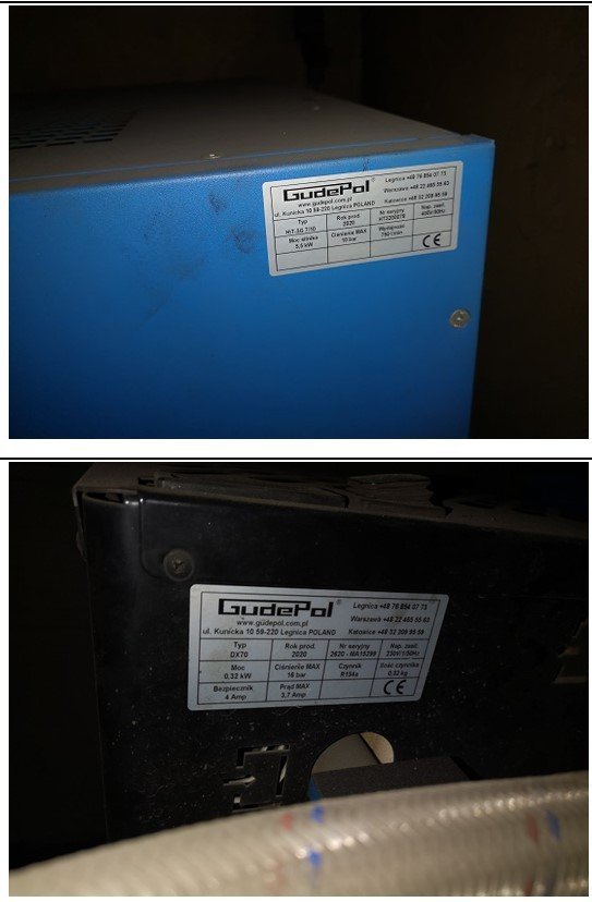 Sprzedaż Kompresora śrubowego GudePOl