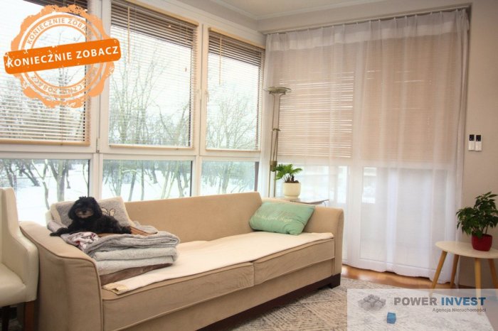 Jasne z dużym balkonem i widokiem na Fort Borek