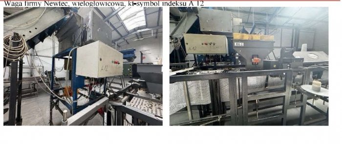 Przedmiotem sprzedaży są ruchomości: maszyny, urządzenia