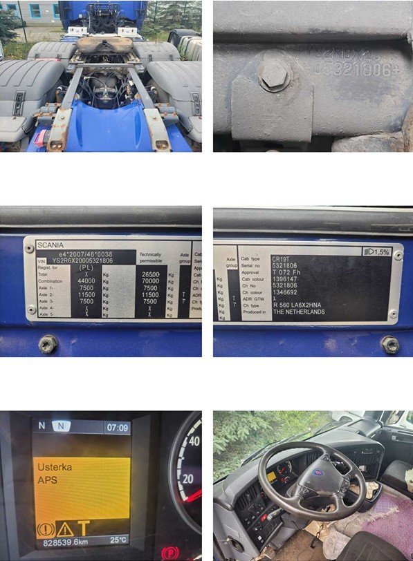 Ciągnik siodłowy SCANIA R 580