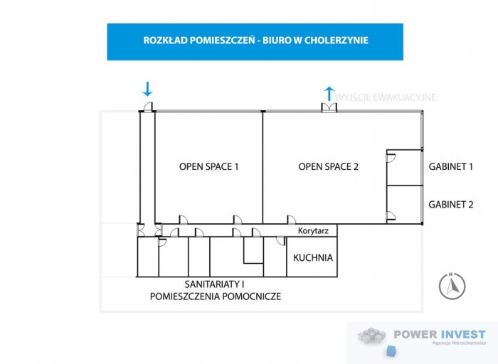 DO WYNAJĘCIA przestronne biuro - Cholerzyn