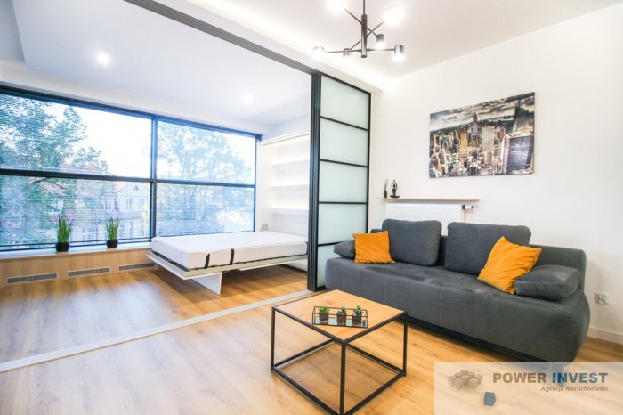 Wiślane Tarasy &ndash; studio z oddzieloną sypialnią