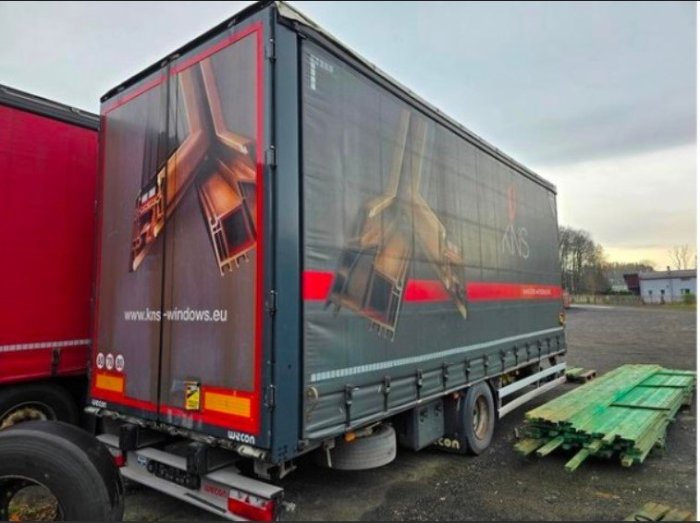 Przyczepa jednoosiowa WECON W07; AWZ 740 NVSGA