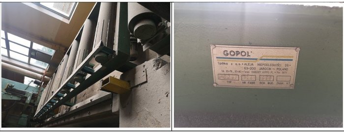 Linia pilarki szerokotaśmowej