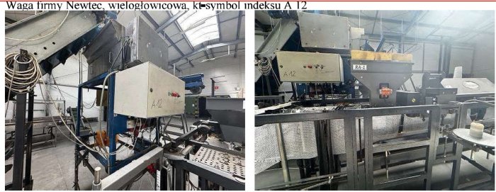 Waga firmy Newtec, wielogłowicowa