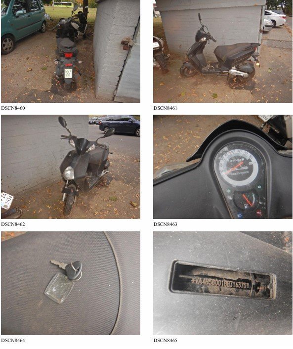 Syndyk posiada na sprzedaż skuter (niesprawny)