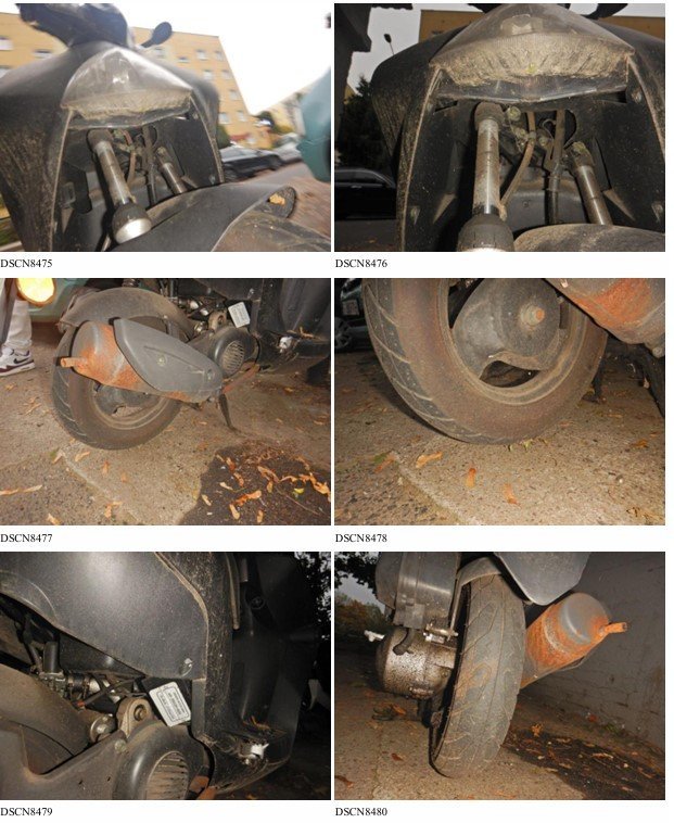 Syndyk posiada na sprzedaż skuter (niesprawny)