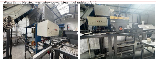 Waga firmy Newtec, wielogłowicowa