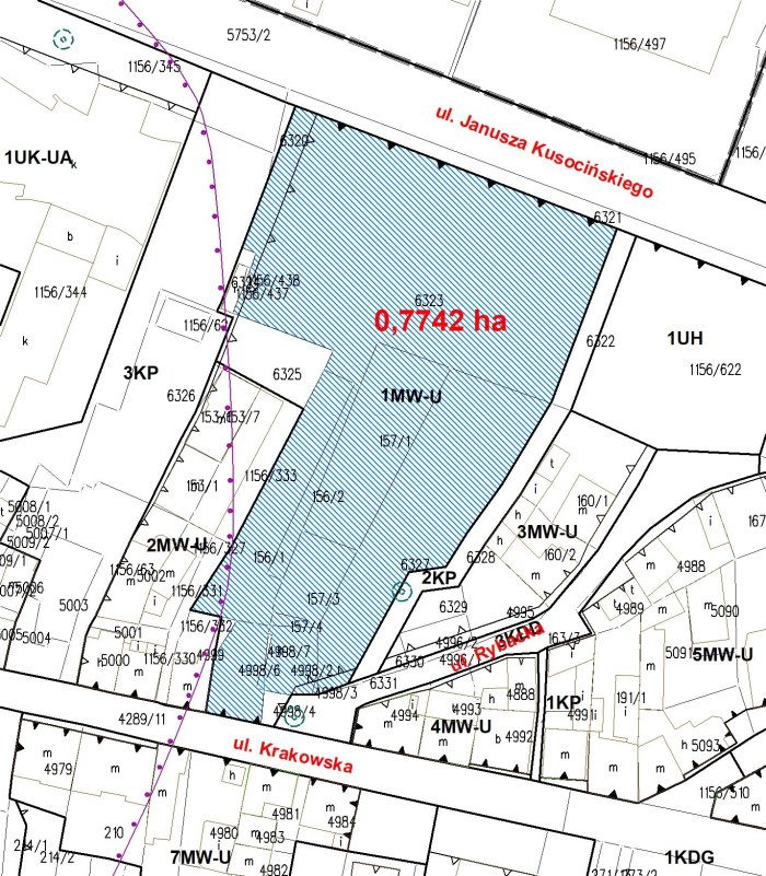Działka, 7 742 m&sup2;, Chrzan&oacute;w