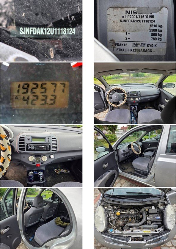 Nissan Micra K12 1.5 Diesel MR`03 E3, rok prod. 2004